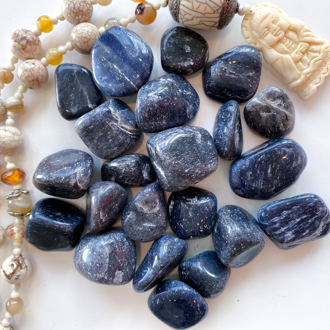 Iolite Tumble Stone - Vision