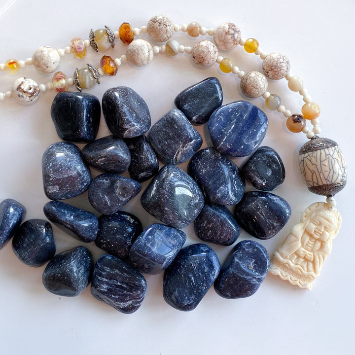 Iolite Tumble Stone - Vision