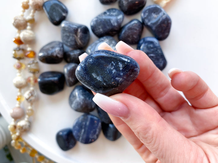 Iolite Tumble Stone - Vision