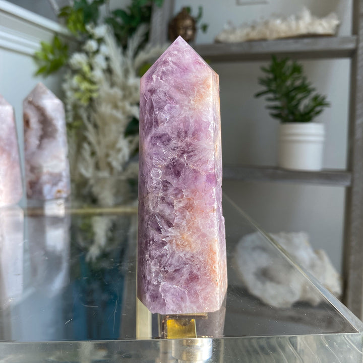 Beautiful Amethyst Flower Agate Tower #8