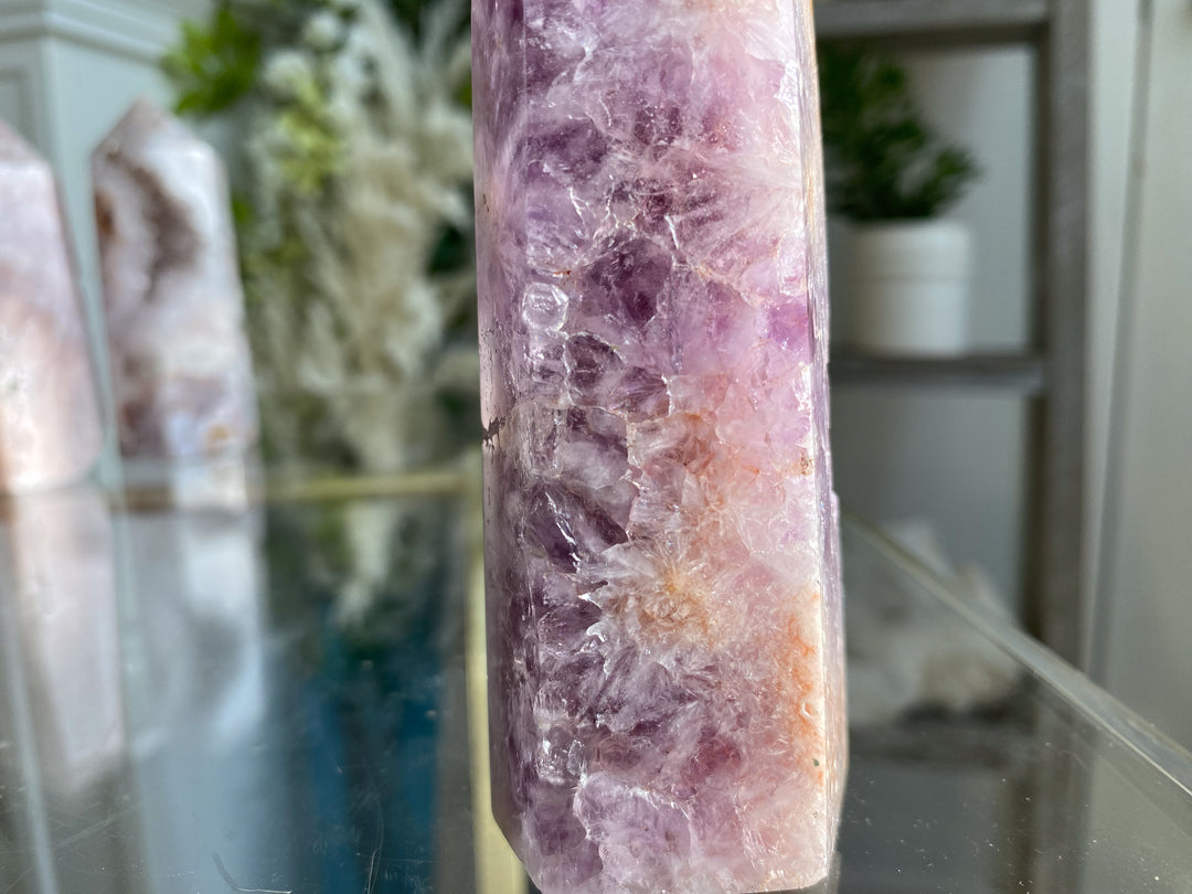 Beautiful Amethyst Flower Agate Tower #8