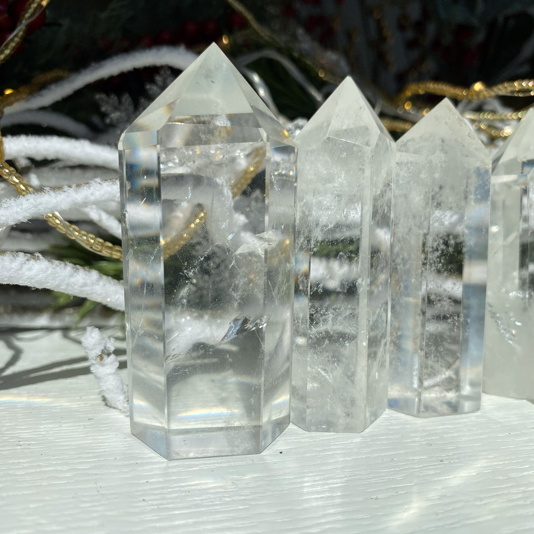 Brazilian Clear Quartz Crystal Tower