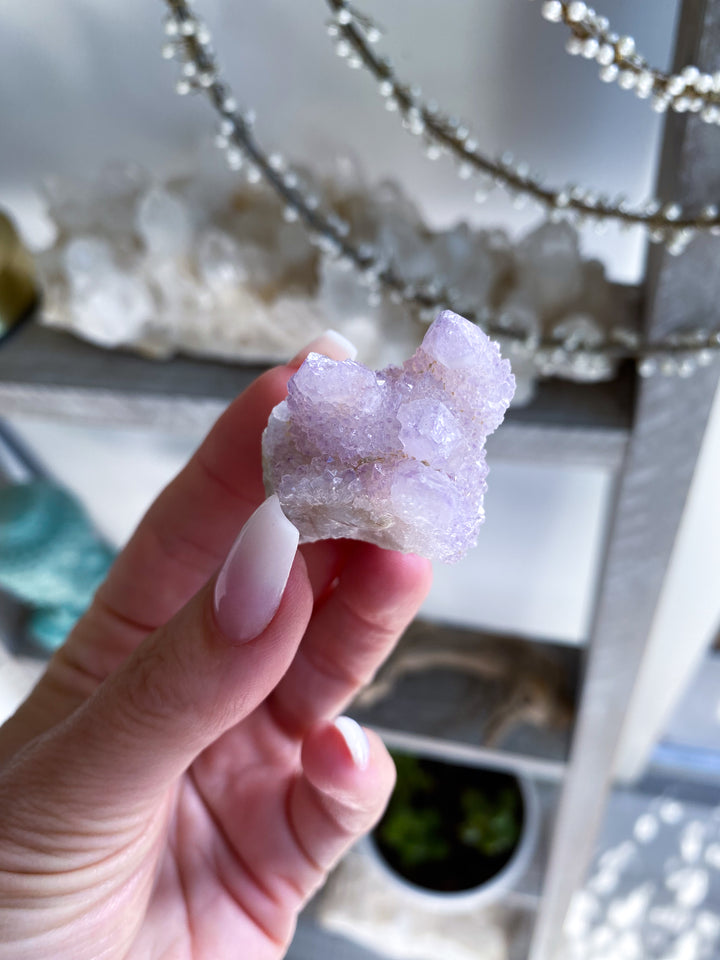 Lilac Purple Spirit Quartz #8 - Four Points