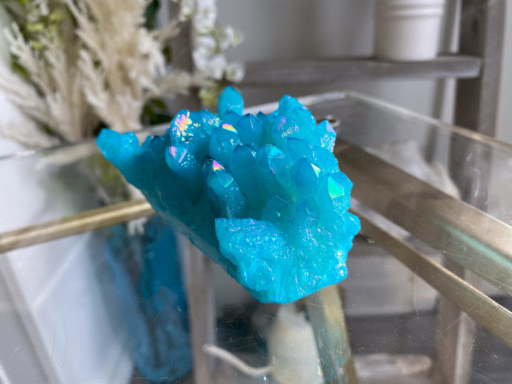 Large Blue Aura Quartz Cluster #3