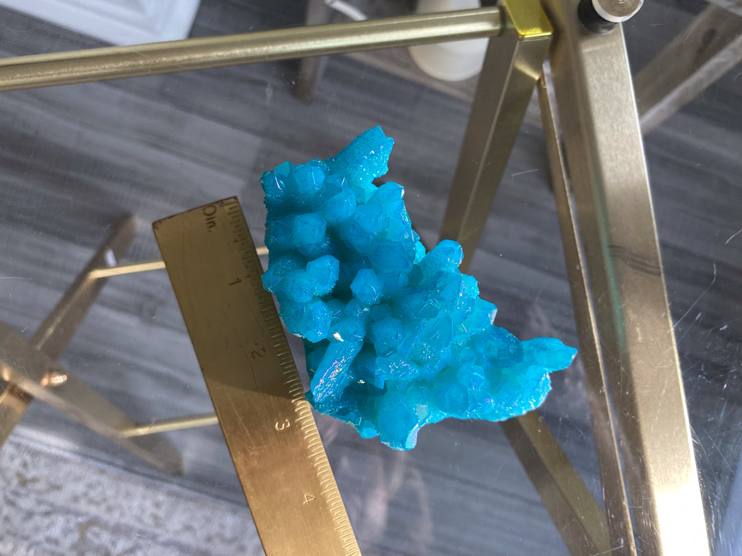 Large Blue Aura Quartz Cluster #3