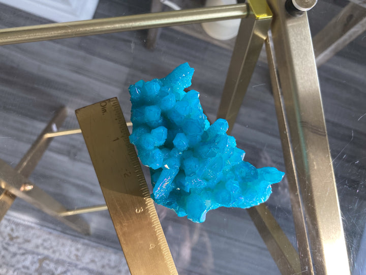 Large Blue Aura Quartz Cluster #3