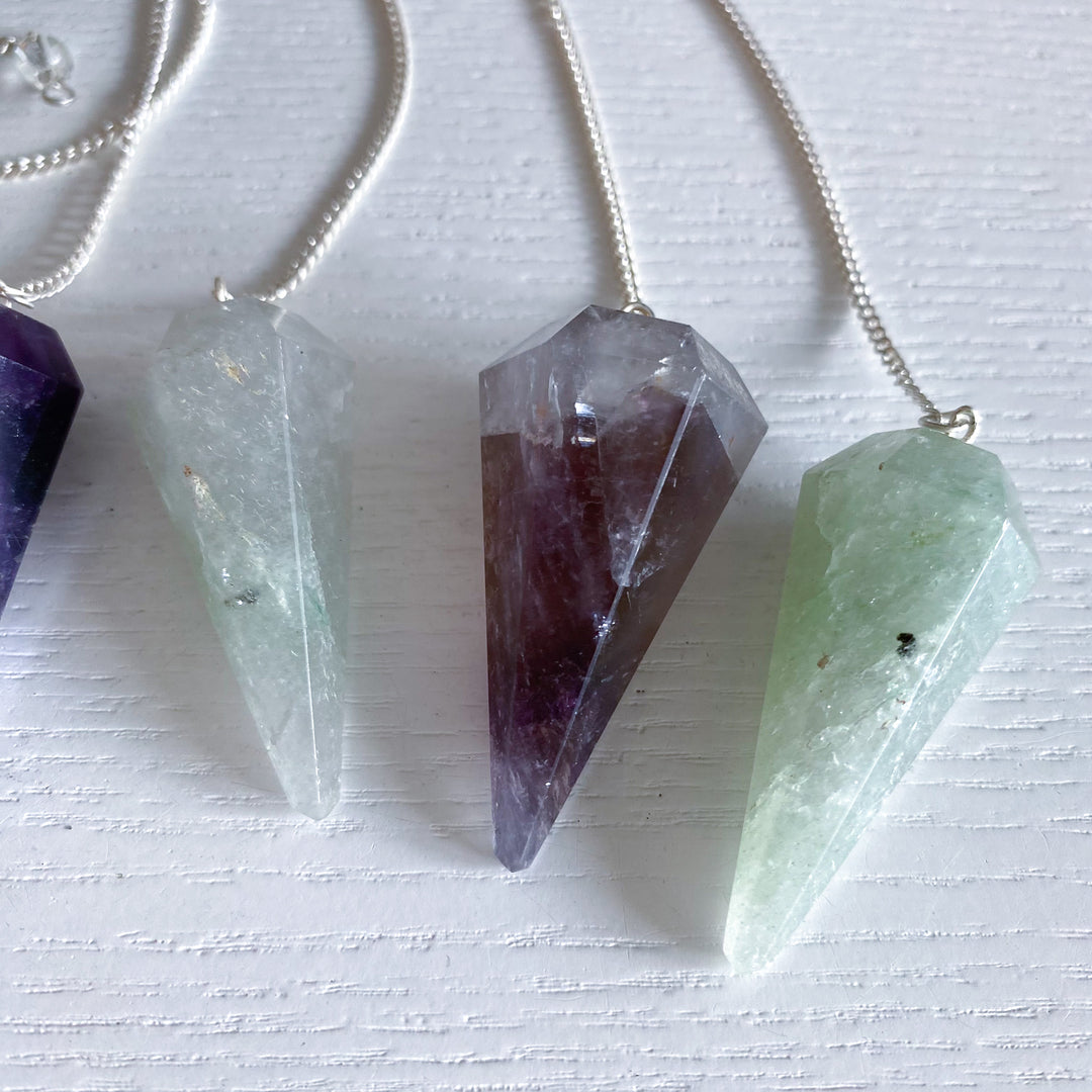 Mystery Material Crystal Pendulum