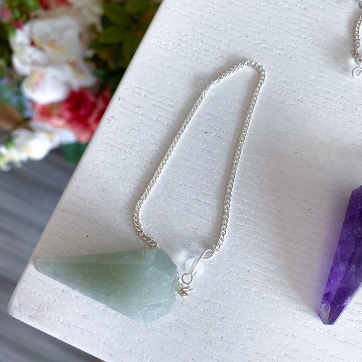 Mystery Material Crystal Pendulum
