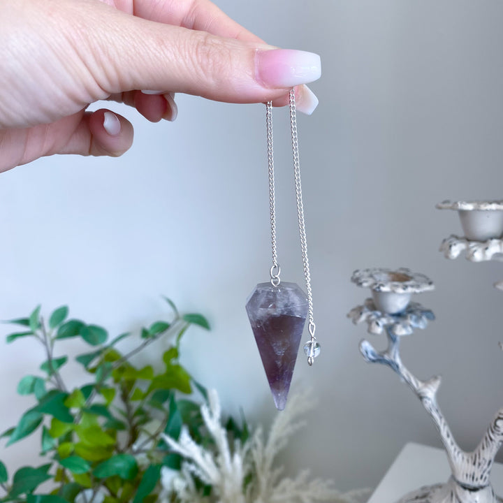 Mystery Material Crystal Pendulum