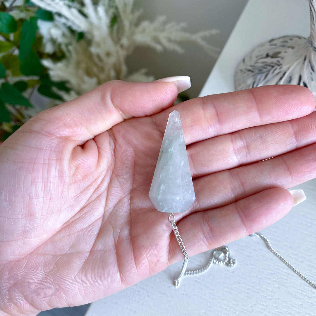 Mystery Material Crystal Pendulum