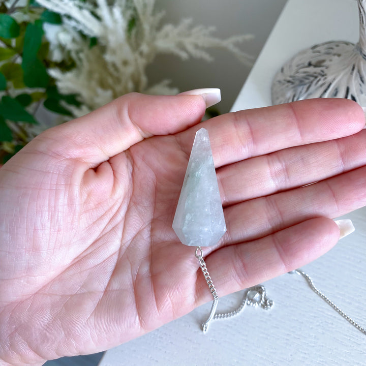 Mystery Material Crystal Pendulum