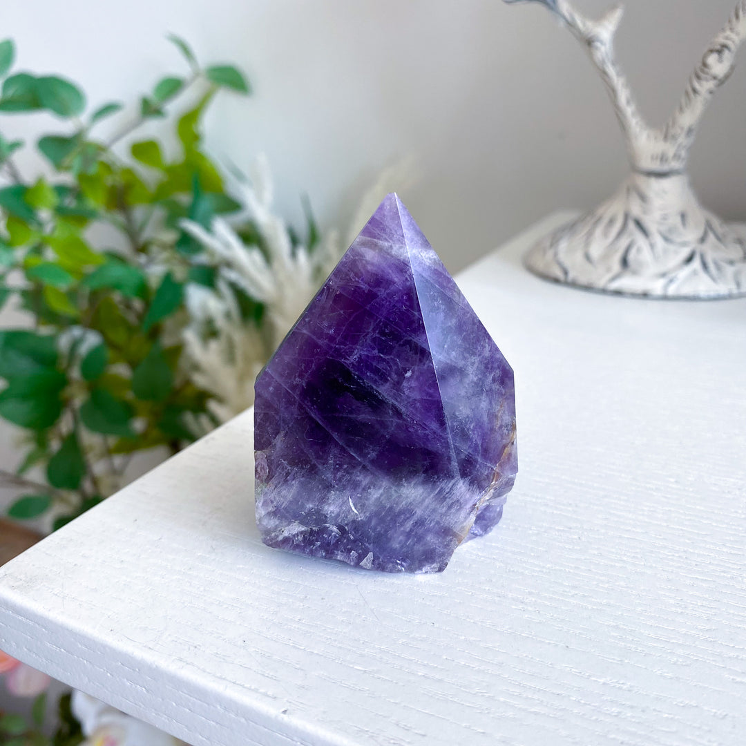 Chipped Tip Amethyst Top Polish