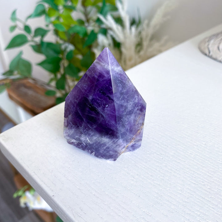 Chipped Tip Amethyst Top Polish