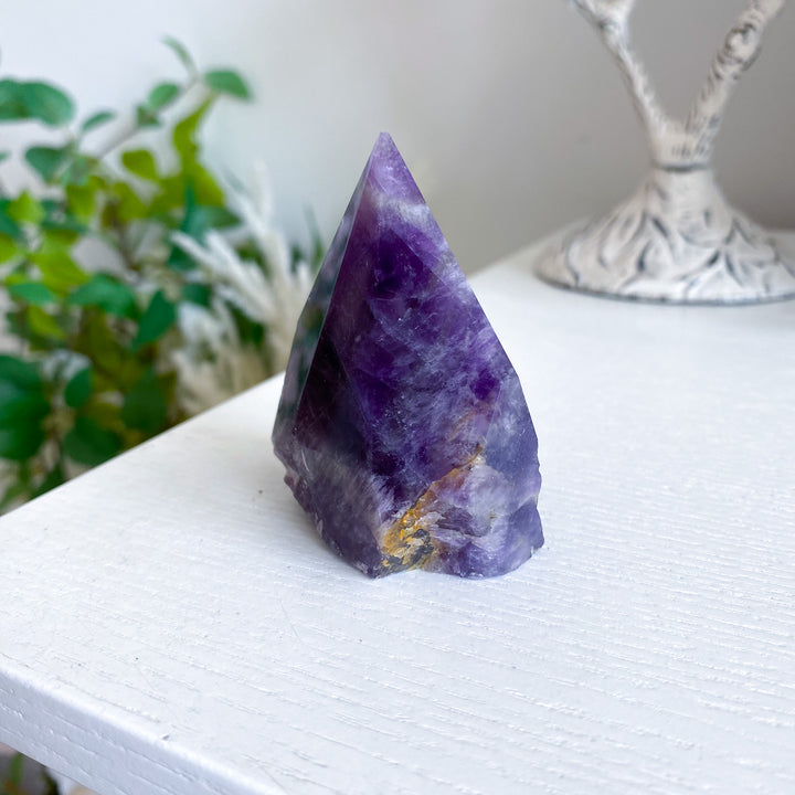 Chipped Tip Amethyst Top Polish