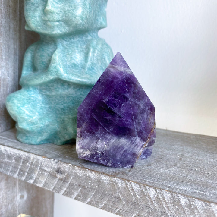 Chipped Tip Amethyst Top Polish