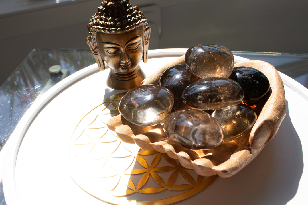 Smokey Quartz Palm - You Choose