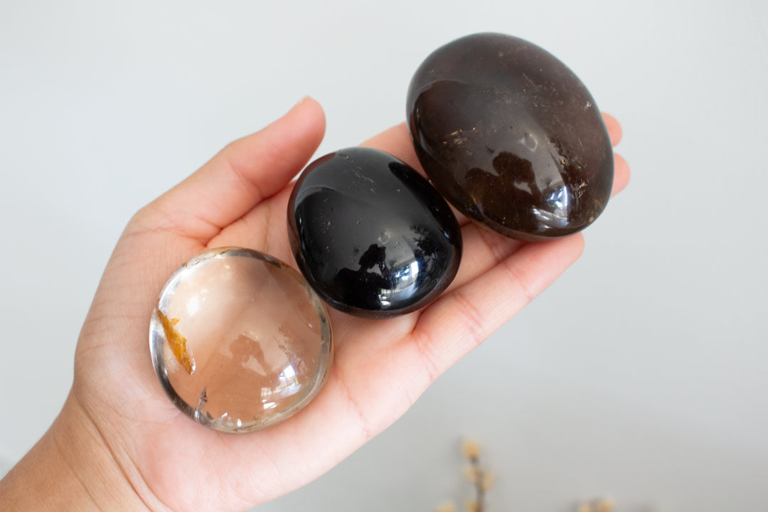 Smokey Quartz Palm - You Choose