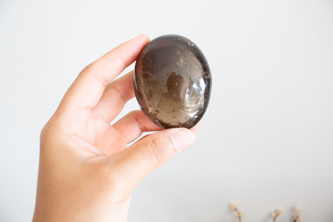 Smokey Quartz Palm - You Choose