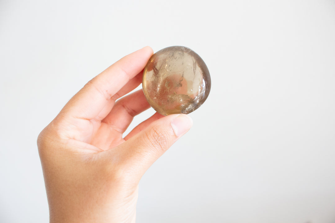 Smokey Quartz Palm - You Choose