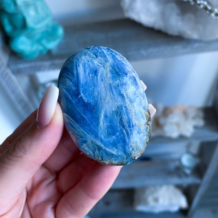 Blue Kyanite Palm 