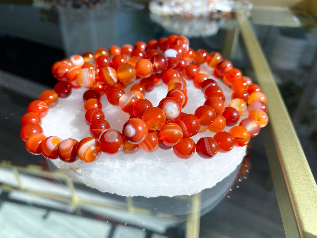 Carnelian 8mm Bracelet