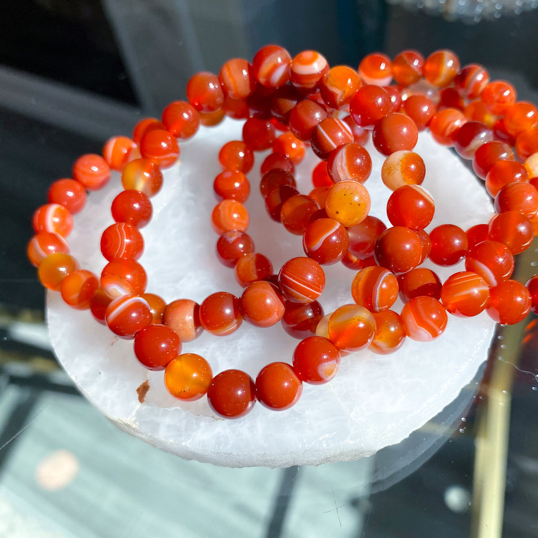 Carnelian 8mm Bracelet