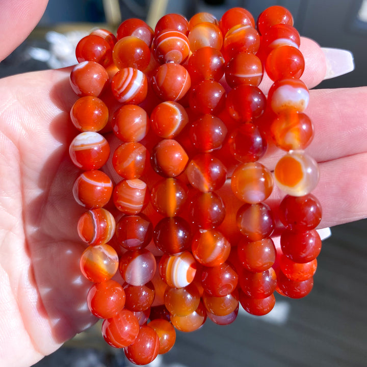 Carnelian 8mm Bracelet