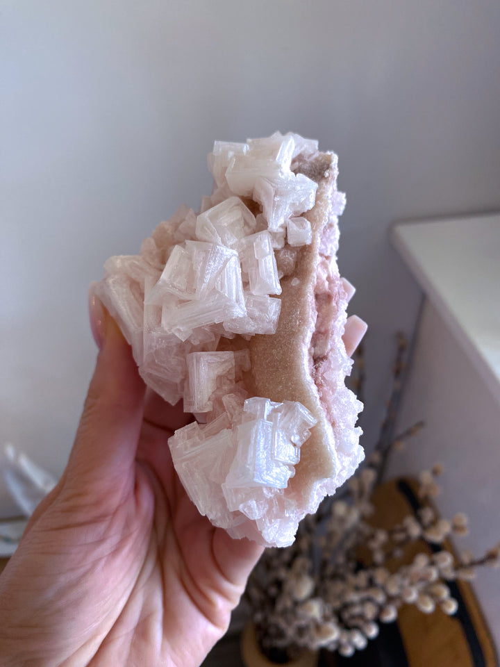 Pink Halite Cluster #1