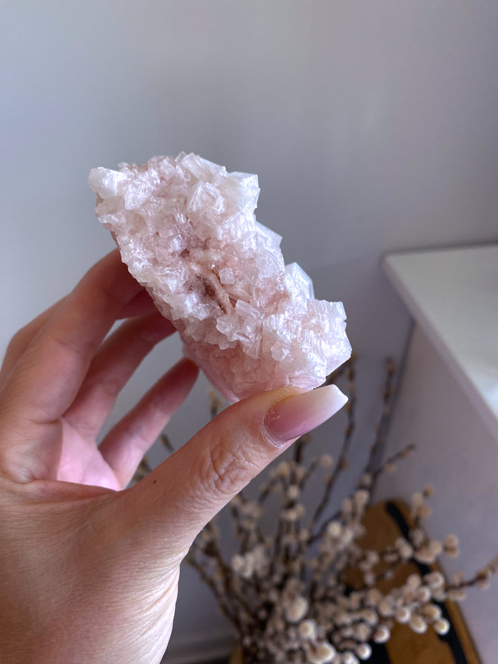 Pink Halite Cluster #1