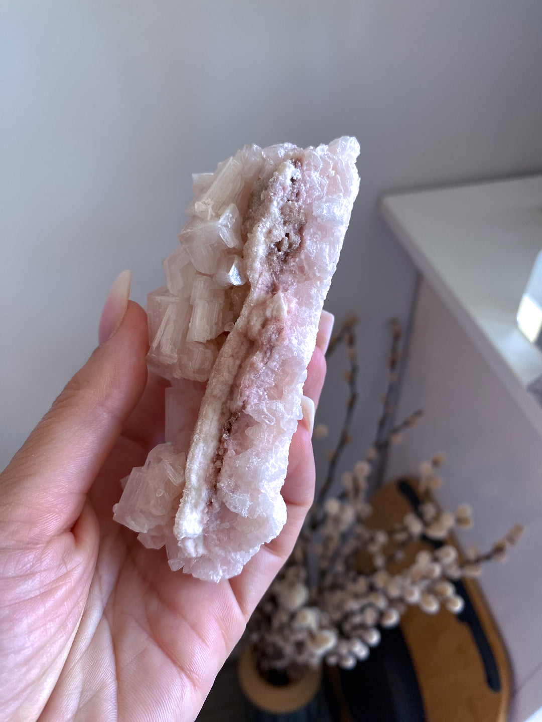 Pink Halite Cluster #1