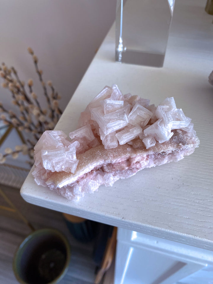Pink Halite Cluster #1