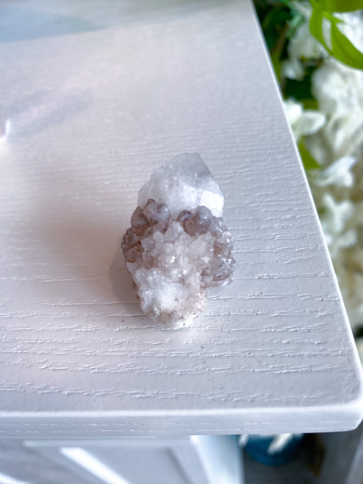 RARE White, Smokey Spirit Quartz Cluster #3 - Get Exact item