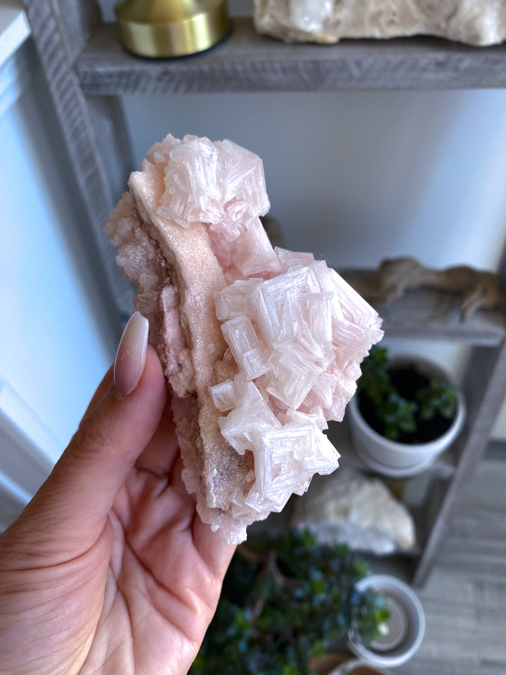Pink Halite Cluster #1