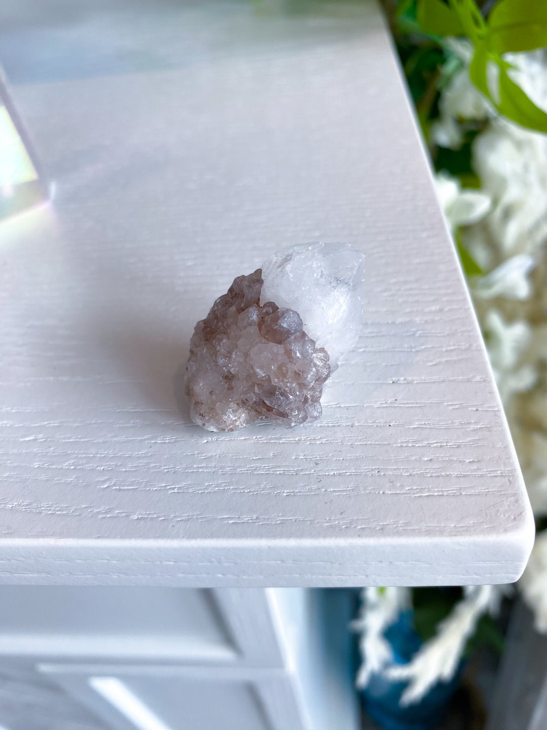 RARE White, Smokey Spirit Quartz Cluster #3 - Get Exact item