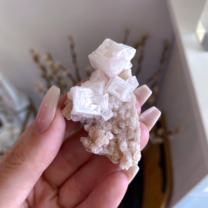 X-Small Pink Halite Cluster #2