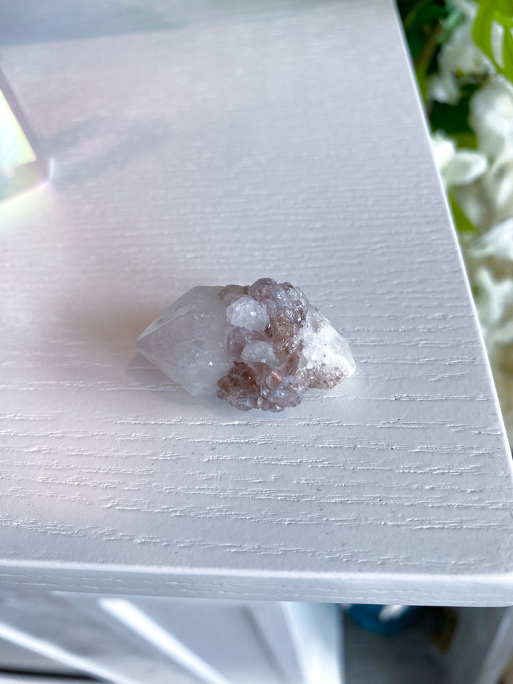 RARE White, Smokey Spirit Quartz Cluster #3 - Get Exact item