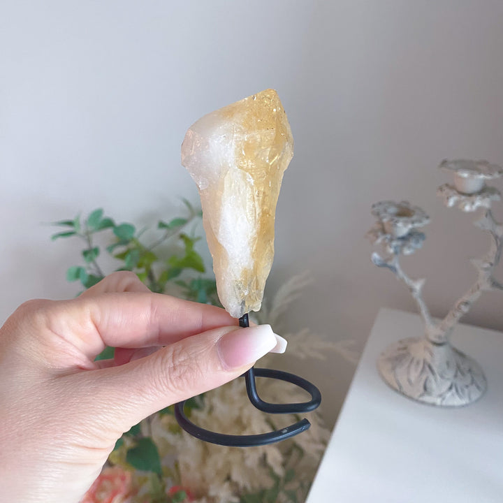 Raw Citrine on Stand
