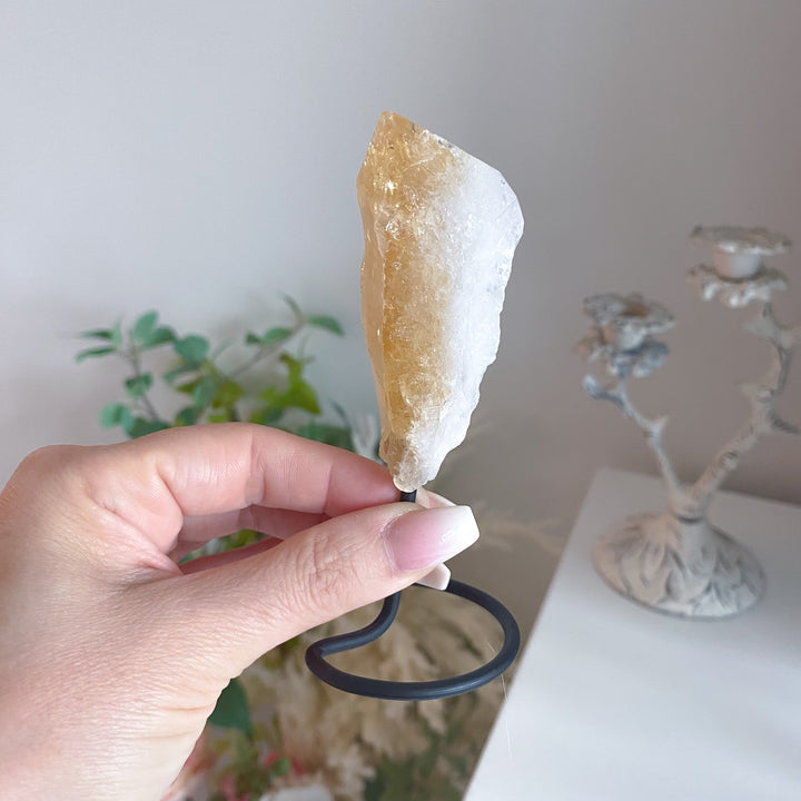 Raw Citrine on Stand