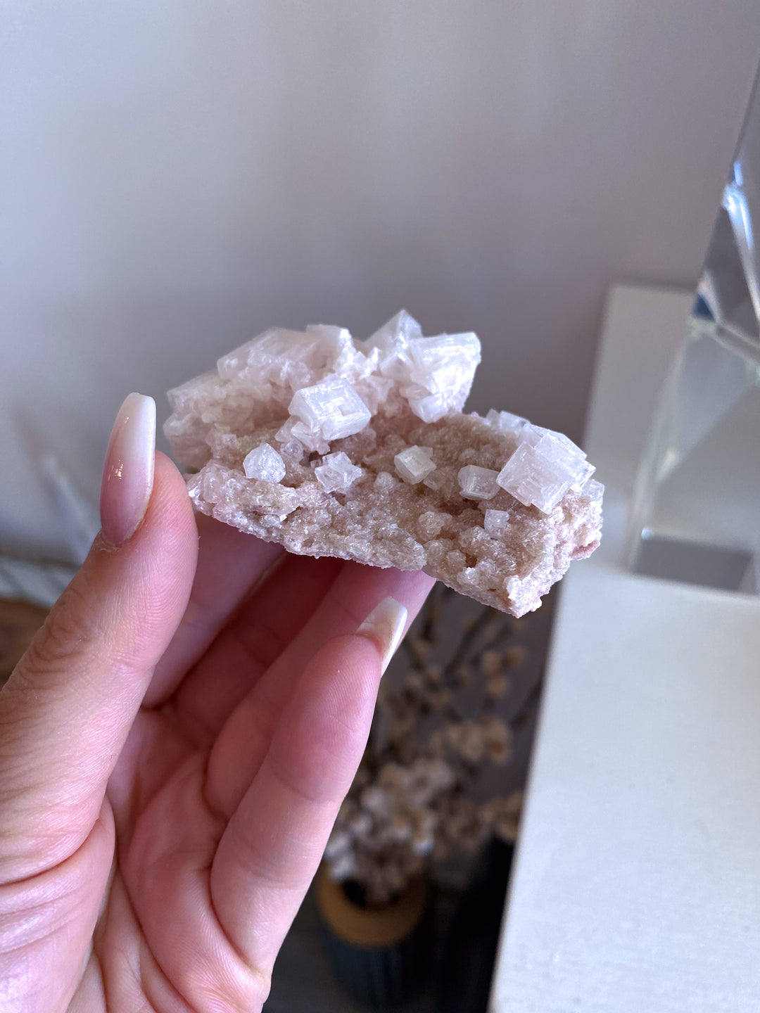 Small Pink Halite Cluster #3