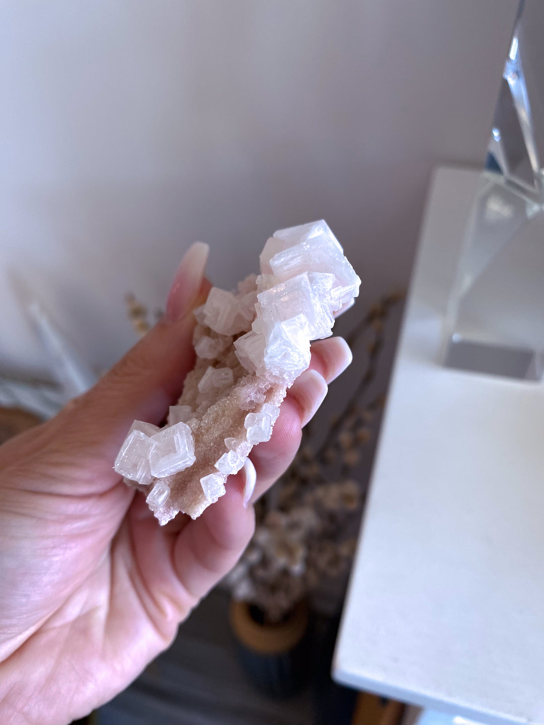 Small Pink Halite Cluster #3
