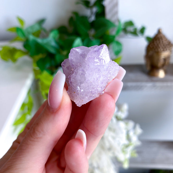 Lilac Purple Spirit Quartz #8 - Four Points