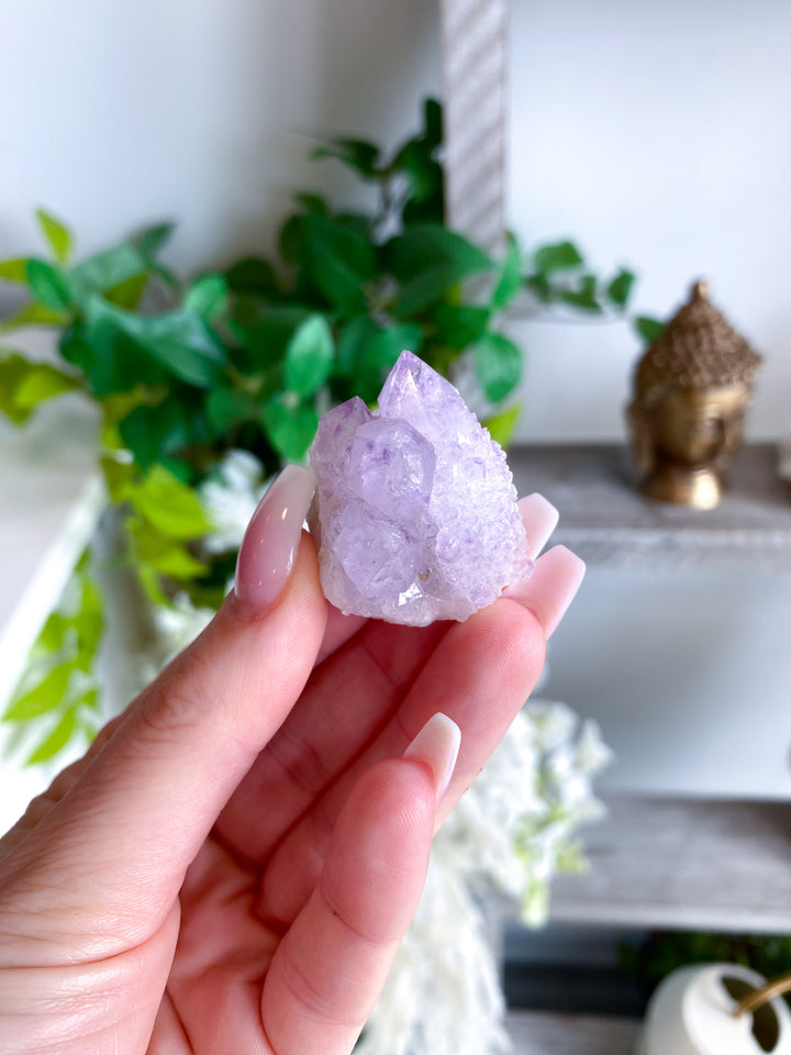 Lilac Purple Spirit Quartz #8 - Four Points