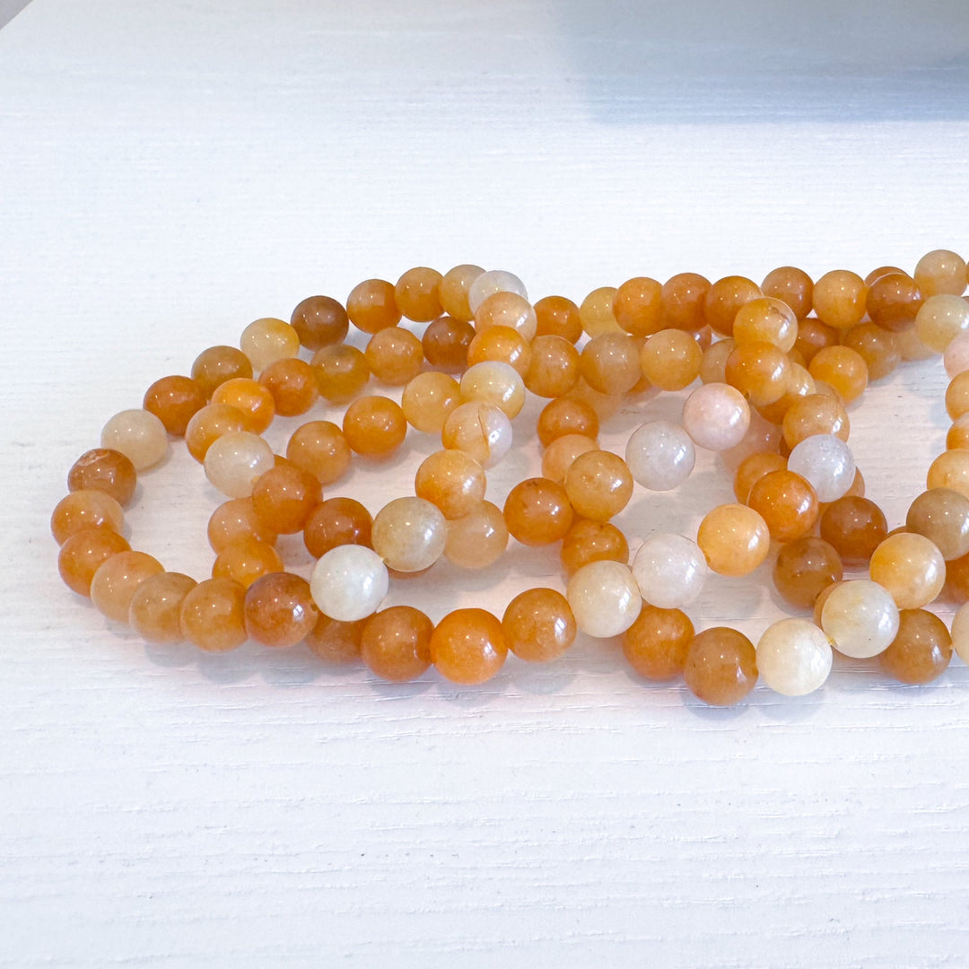 Yellow Jade 8mm Bracelet