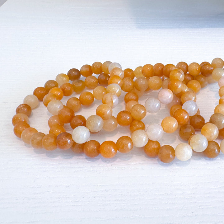Yellow Jade 8mm Bracelet