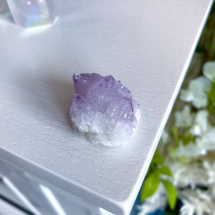 Lilac Purple Spirit Quartz #8 - Four Points