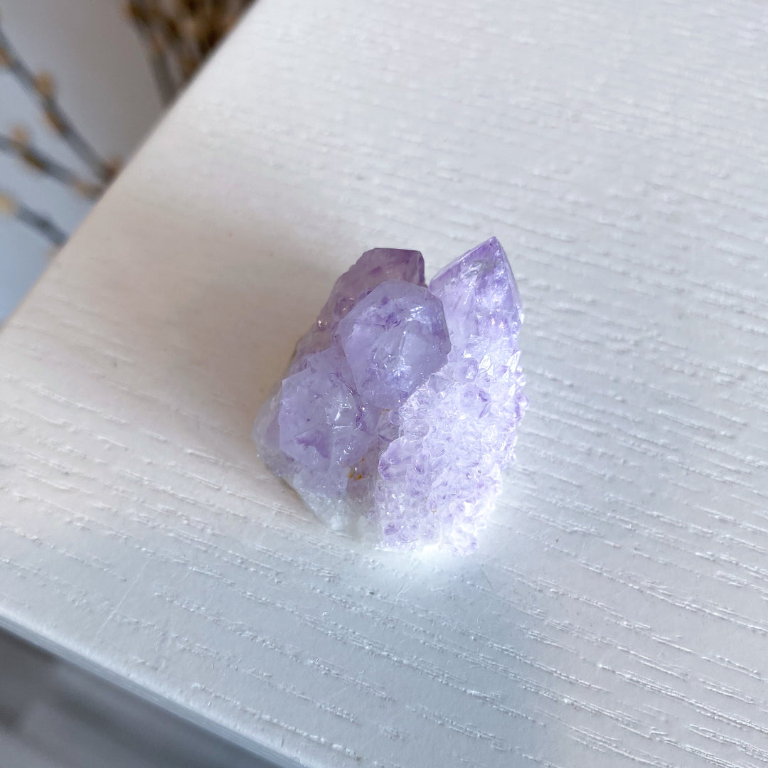 Lilac Purple Spirit Quartz #8 - Four Points