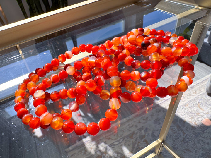 Carnelian 8mm Bracelet