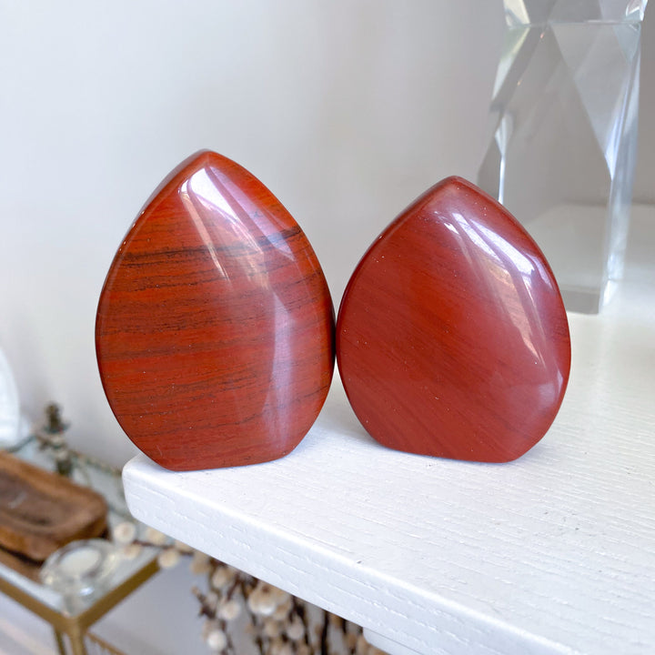 Fiery Red Jasper Flame