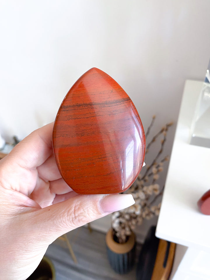 Fiery Red Jasper Flame