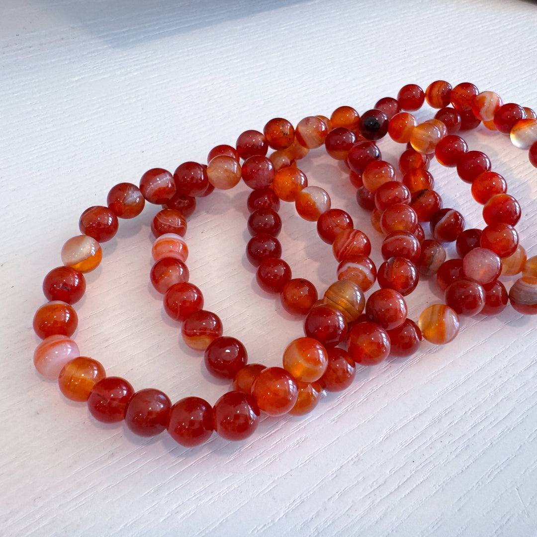 Carnelian 8mm Bracelet